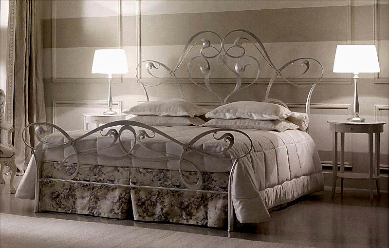 Classic italian bedroom furniture Gisel Silver Silver 2