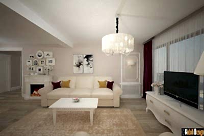 Classic interior design for apartment in Istanbul