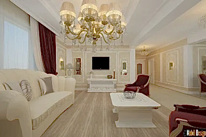 Interior design classic luxury mansion