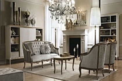 Classic luxury living room furniture Live