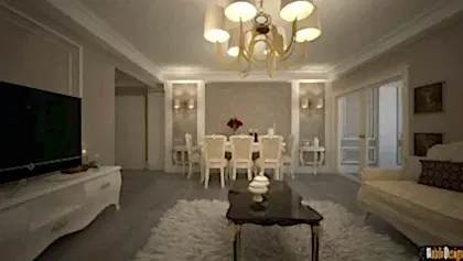 Classic interior design apartment project