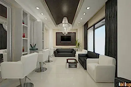 Luxury beauty salon interior design in Monaco