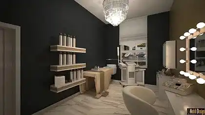 Modern beauty salon interior design