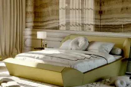 Modern bedroom luxury furniture - Lotus Collection