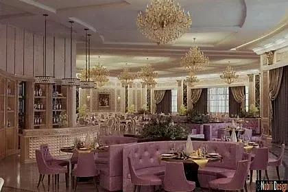 Classic Restaurant interior design Abu Dhabi