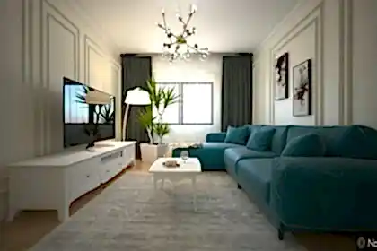 Interior Design 3 Bedroom Apartment in Abu Dhabi 51133